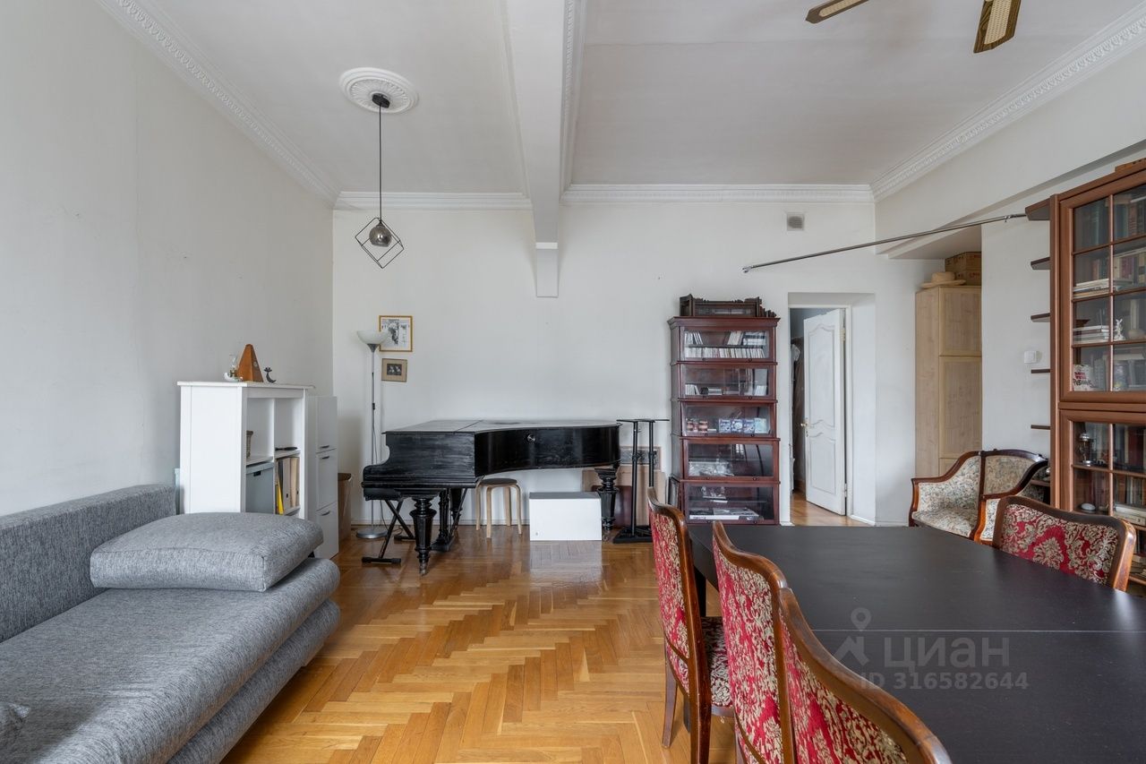 Продажа 4-комн квартиры на вторичном рынке переулок Брюсов, 8-10С1