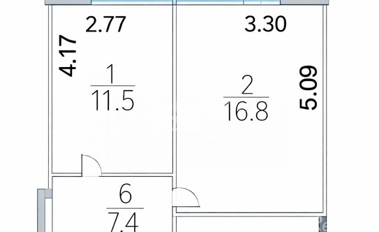 Продажа 2-комн квартиры на вторичном рынке Марьиной Рощи 2-я ул,  д. 16