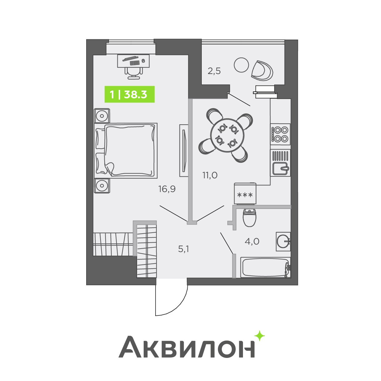 1-комн квартира внутригородское муниципальное образование города федерального значения Санкт- Петербурга муниципальный округ Гавань, улица Чирикова, дом 5, строение 1