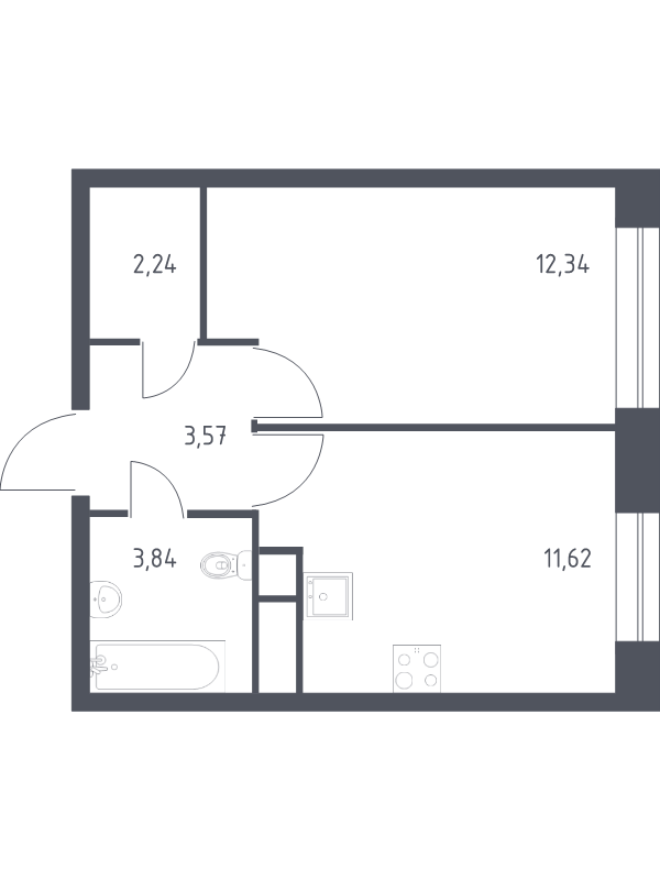 Продажа 1-комн квартиры в новостройке Балашиха г., Павлино мкр.,  к. 8