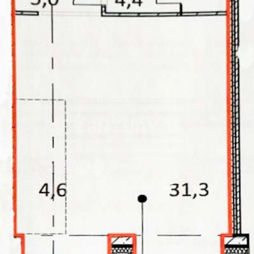 1-комн квартира Василисы Кожиной ул., 25, строение 1