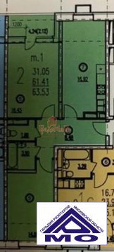 Продажа 2-комн квартиры на вторичном рынке Мытищи, Трудовой 1-й пер.,  д. 4