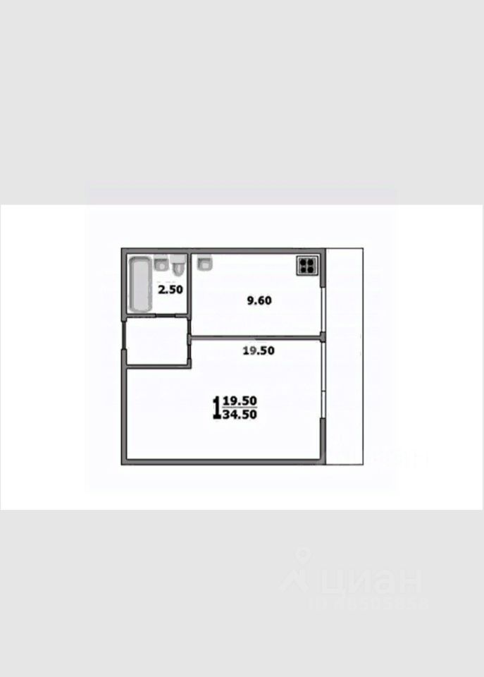 Продажа 1-комн квартиры на вторичном рынке Юшуньская Б. ул,  д. 16