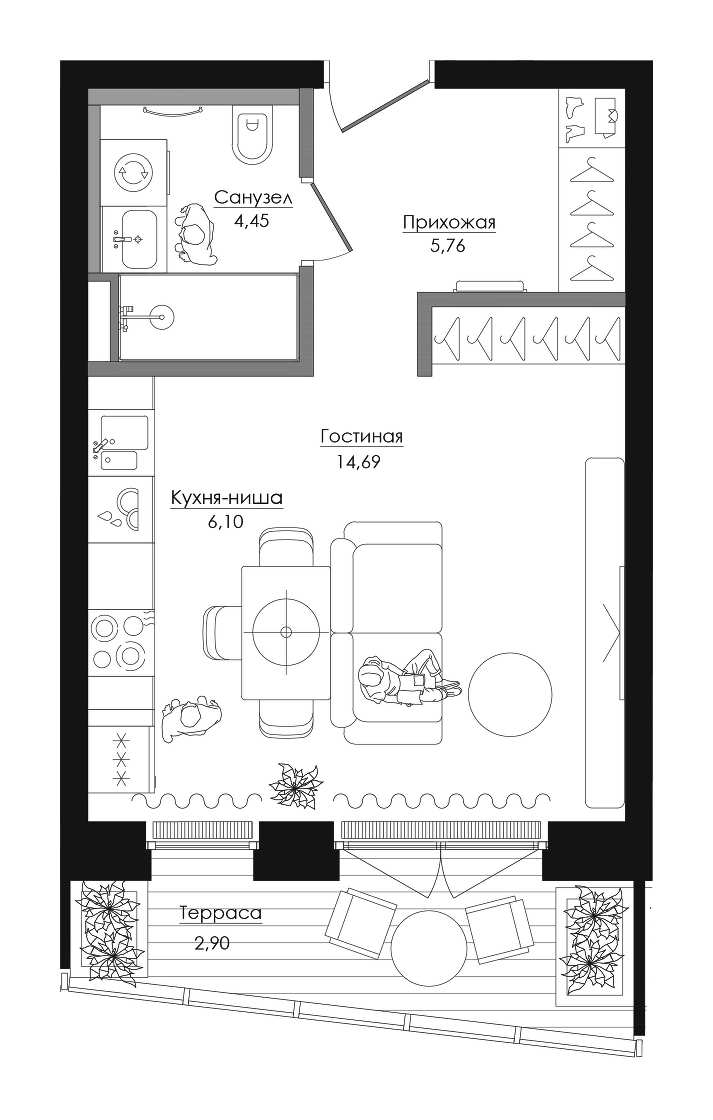 Продажа студии Дмитровское шоссе, вл. 87