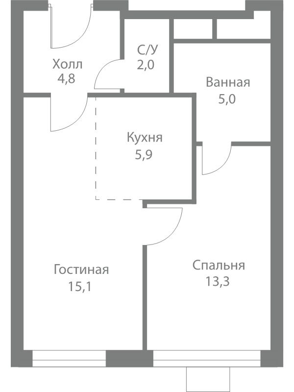Продажа 1-комн квартиры в новостройке Москва г., Сколковское ш.,  к. 4