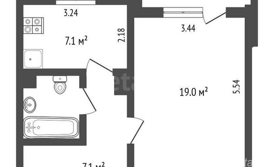 Продажа 1-комн квартиры на вторичном рынке ул Волынская,  д. 12