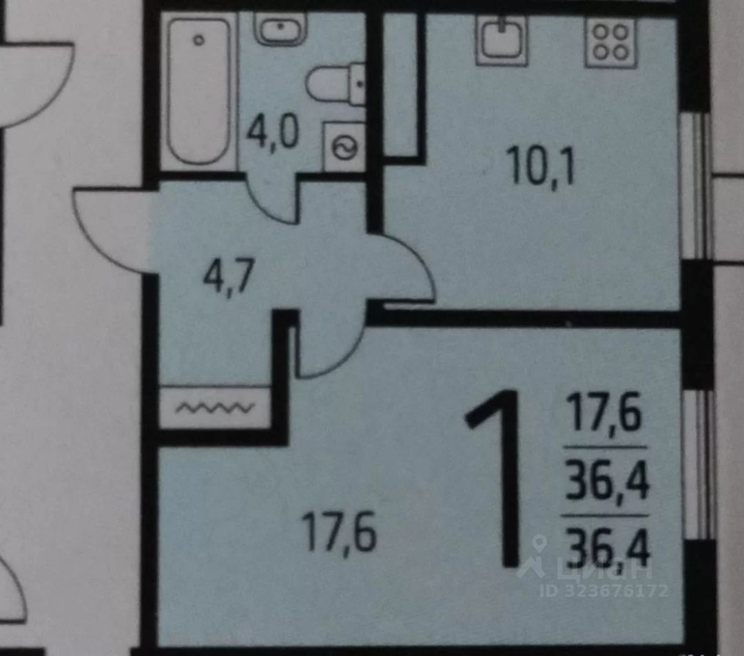 Аренда 1-комн квартиры на вторичном рынке улица 3-я Нововатутинская,  д. 8