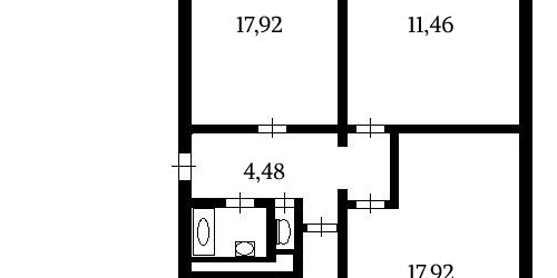 3-комн квартира Народная улица, 67
