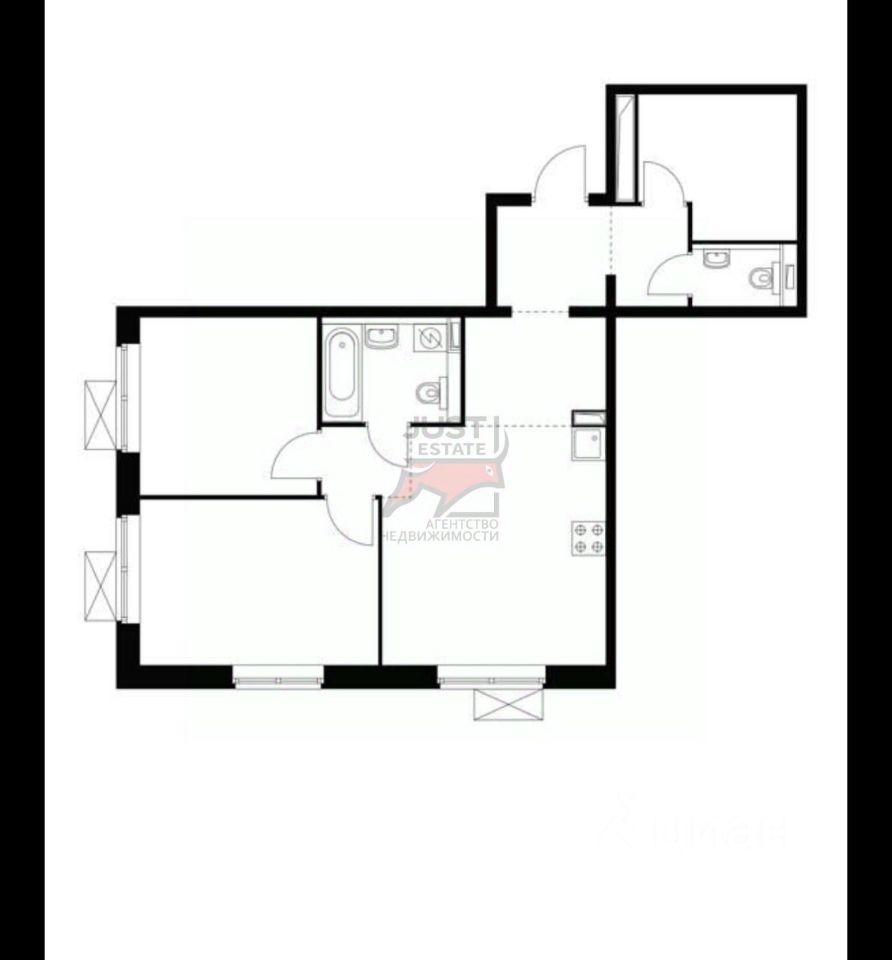 Продажа 2-комн квартиры на вторичном рынке Балашиха, улица Реутовская, 21