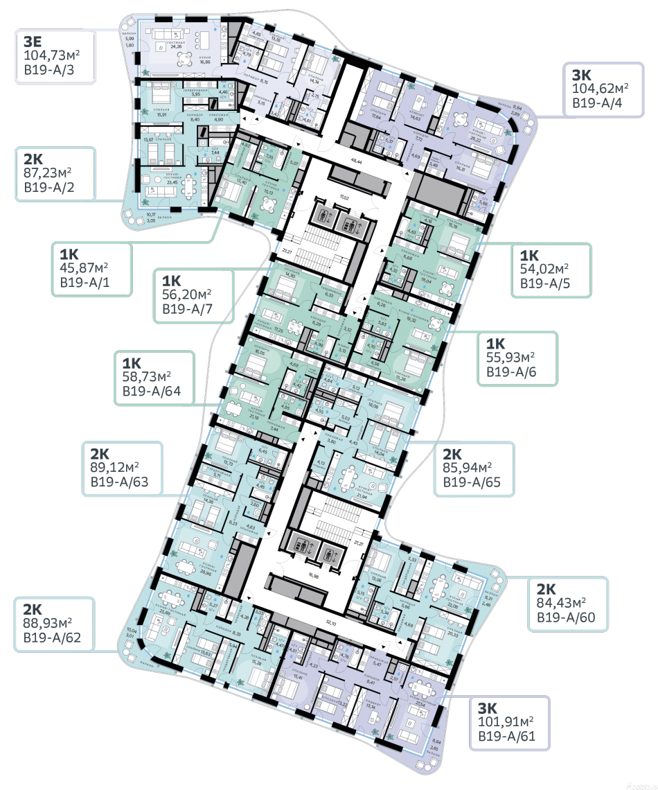 Продажа 1-комн квартиры в новостройке вн.тер.г. муниципальный округ Кунцево, кв-л 120, з/у 121