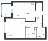 Продать Квартиры в новостройке Новосергиевка д., Ленинградская ул.   1-3