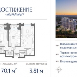 Продажа 2-комн квартиры на вторичном рынке улица Академика Королёва,  д. 21