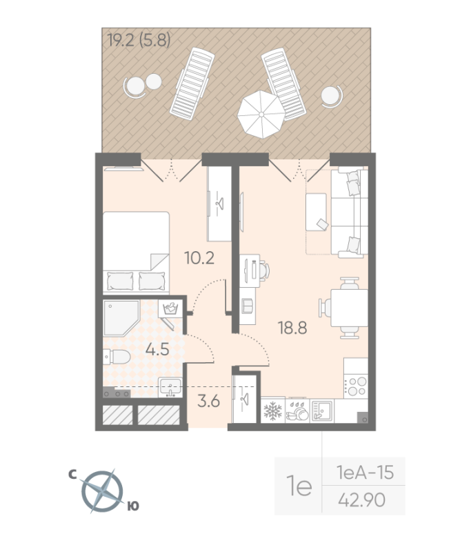 Продажа 1-комн квартиры в новостройке Шушары п., Пулковское ш.,  к. 2