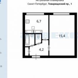 Продажа 1-комн квартиры на вторичном рынке Товарищеский проспект,  д. 1 к1
