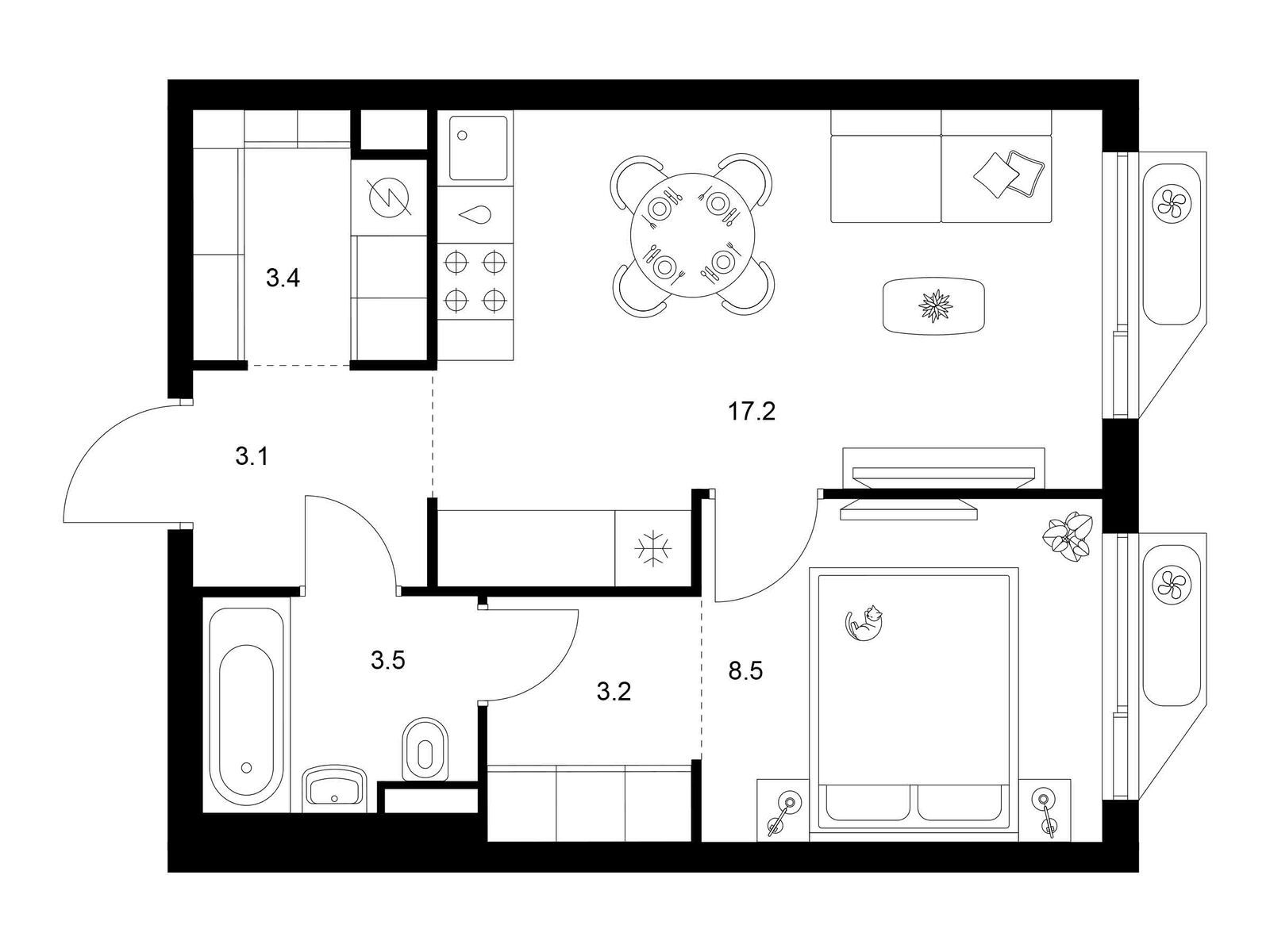 Продажа 1-комн квартиры в новостройке ш. Алтуфьевское, корп.1.1 Продажа 1-комн квартиры в новостройке ш. Алтуфьевское, корп.1.1