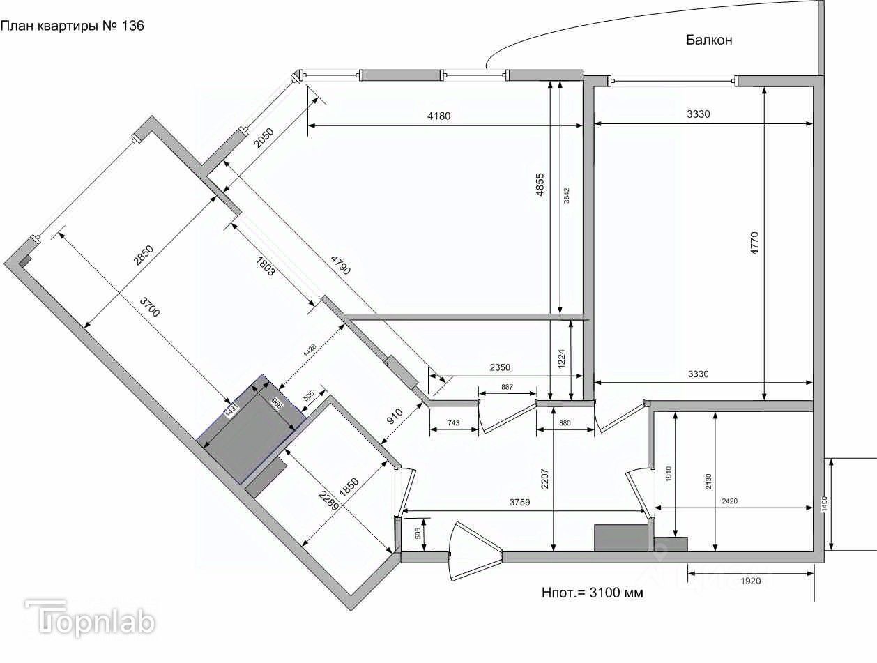 Продажа 2-комн квартиры на вторичном рынке улица Беринга, 1
