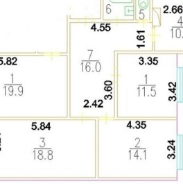 Продажа 3-комн квартиры на вторичном рынке улица Обручева,  д. 19 к3