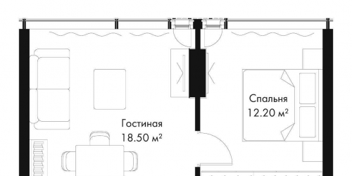1-комн квартира пр-кт Ленинградский, вл. 8