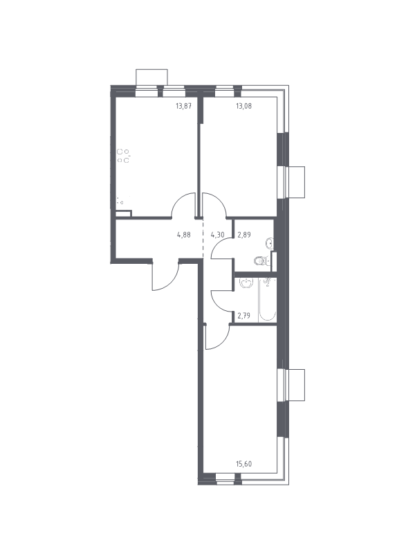 Продажа 2-комн квартиры в новостройке Балашиха г., Балашихинское ш.,  к. 2