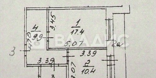 1-комн квартира улица Маршала Тимошенко, 17К1