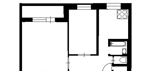 2-комн квартира Белорусская улица, 28