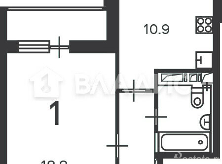 Продажа 1-комн квартиры на вторичном рынке ул Полярная,  д. 3/1