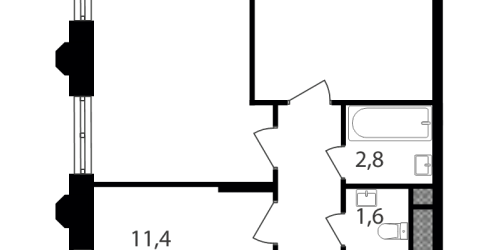 2-комн квартира Москва г., Варшавское ш.,  к. 1