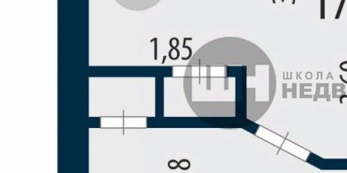 1-комн квартира проспект Средний Васильевского острова, 92