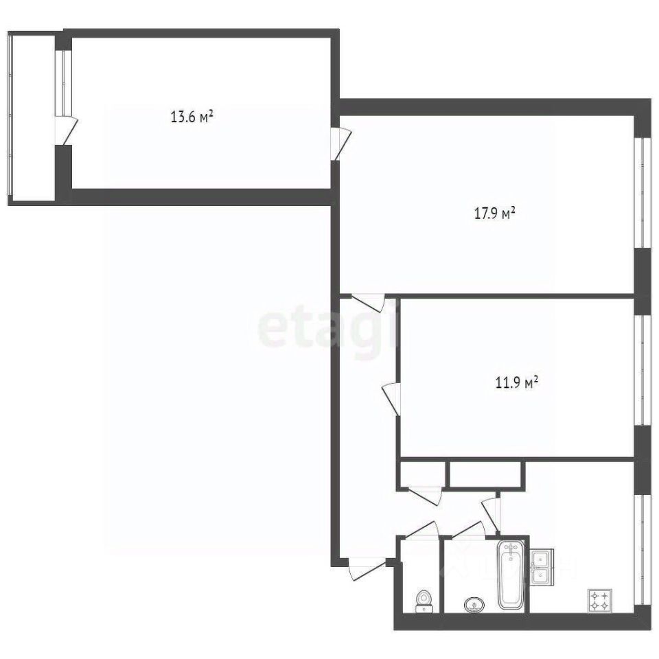 Продажа 3-комн квартиры на вторичном рынке улица Ивана Фомина, 7К1