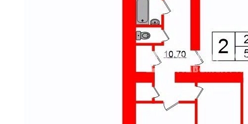 2-комн квартира улица Комсомола, 49В