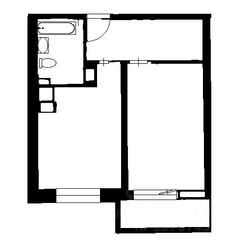Продажа 1-комн квартиры на вторичном рынке улица Обручевых, 5