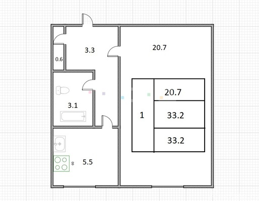 1-комн квартира Пушкин, Алексея Толстого б-р,  д. 16