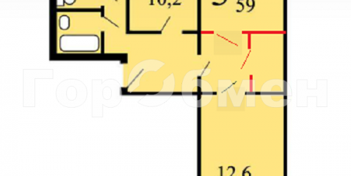 3-комн квартира улица Проходчиков, 1