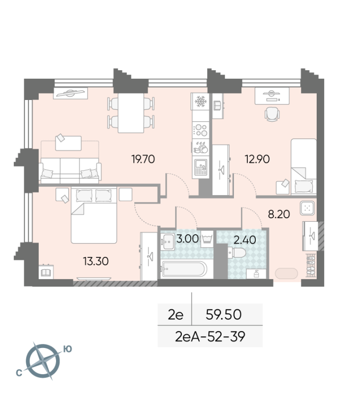Продажа 2-комн квартиры в новостройке Москва г., Обручева ул.,  к. 1