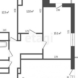 Продажа 3-комн квартиры на вторичном рынке Филевская М. ул,  д. 36