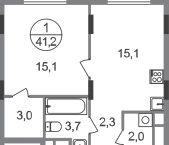 Продать Квартиры в новостройке Заречье п., Каштановая ул.   6.1