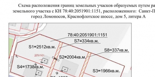 Земельный участок Ломоносов, Краснофлотское шоссе,  д. 5,  к. А