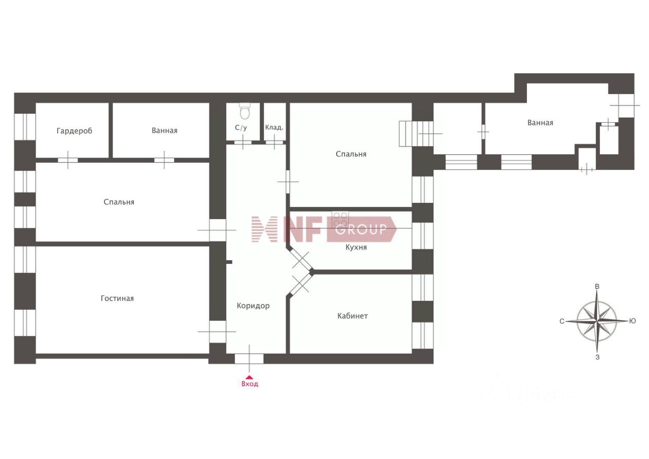 Продажа 5-комн квартиры на вторичном рынке Невский проспект, 53