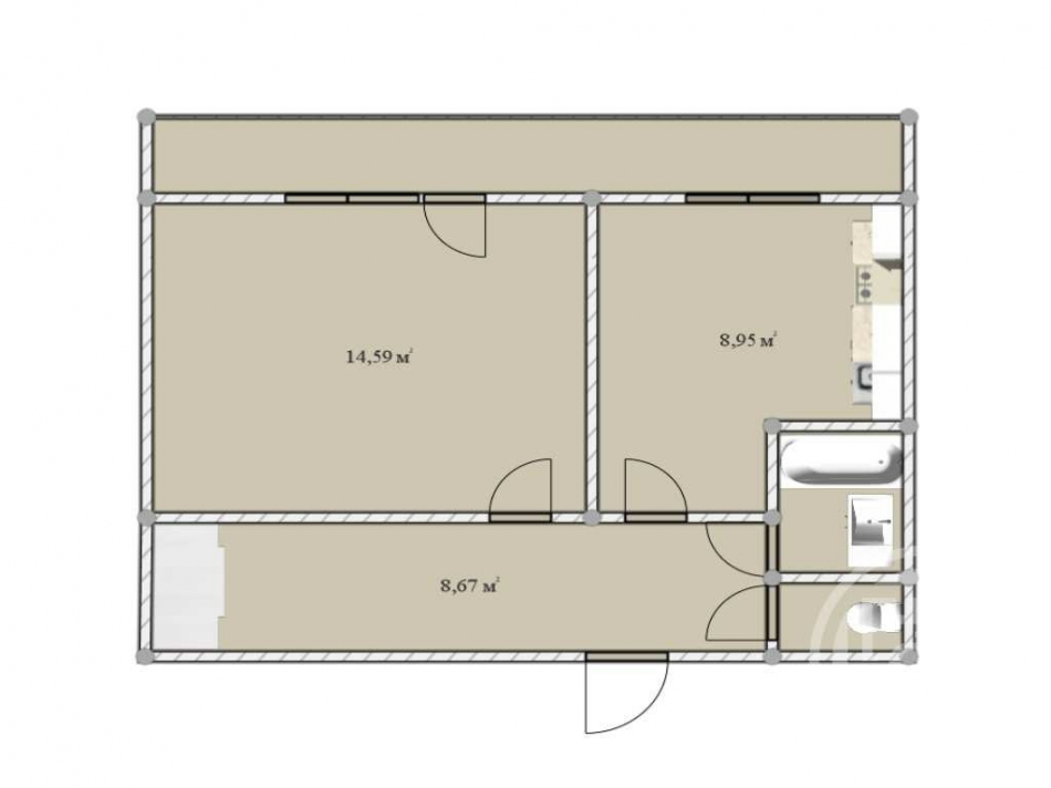 Продажа 1-комн квартиры на вторичном рынке Мебельная ул. ,  д. 21,  к. 2