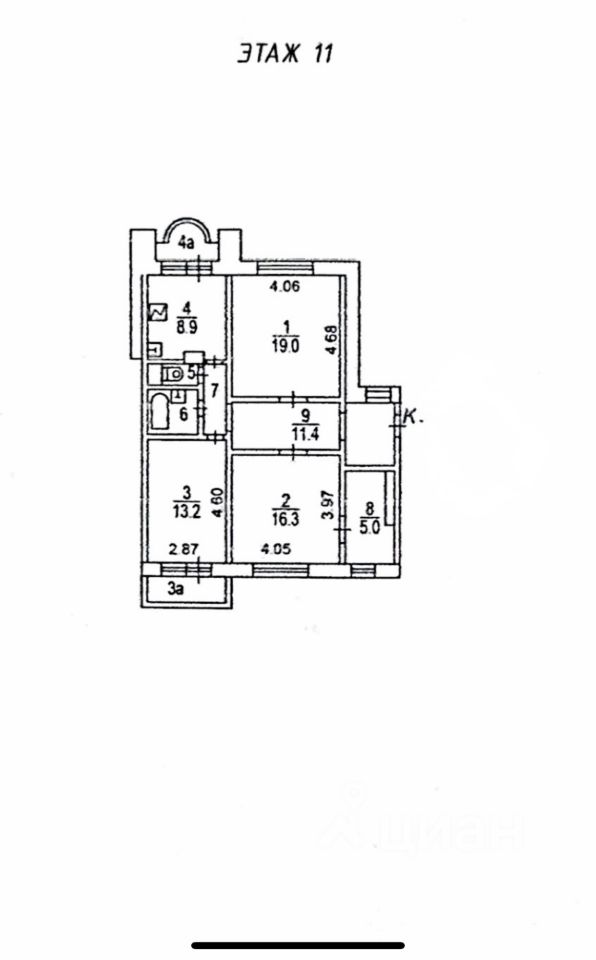 Продажа 3-комн квартиры на вторичном рынке Оршанская улица, 9