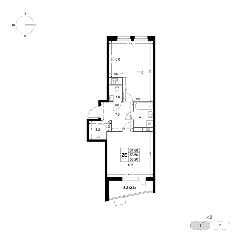Продажа 1-комн квартиры в новостройке Красково п., Лорха ул.,  к. 2