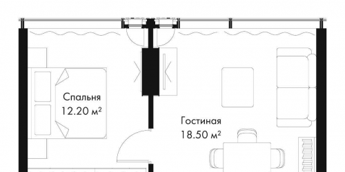 1-комн квартира пр-кт Ленинградский, вл. 8