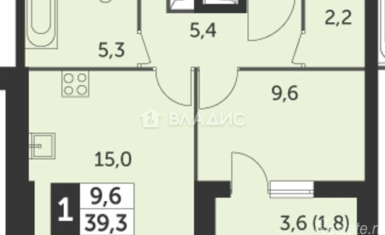 Продажа 1-комн квартиры на вторичном рынке улица Вильгельма Пика,  д. 1