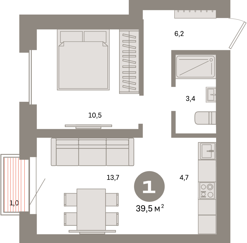 Продажа 1-комн квартиры в новостройке Москва г., Тагильская ул.,  к. 2
