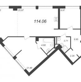 Продажа 3-комн квартиры в новостройке Санкт-Петербург г., Челюскина ул. Продажа 3-комн квартиры в новостройке Санкт-Петербург г., Челюскина ул.