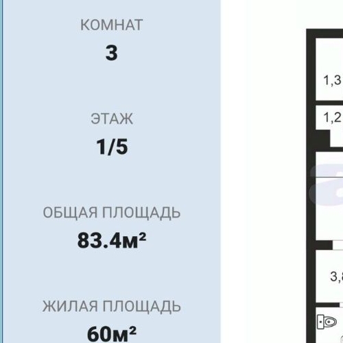 3-комн квартира Вознесенский проспект, 41К