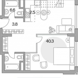 Продажа 2-комн квартиры на вторичном рынке Мытищи г, Тенистый б-р,  д. 17