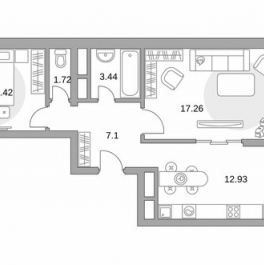 Продажа 2-комн квартиры на вторичном рынке Балашиха, ул Лукино,  д. 53А