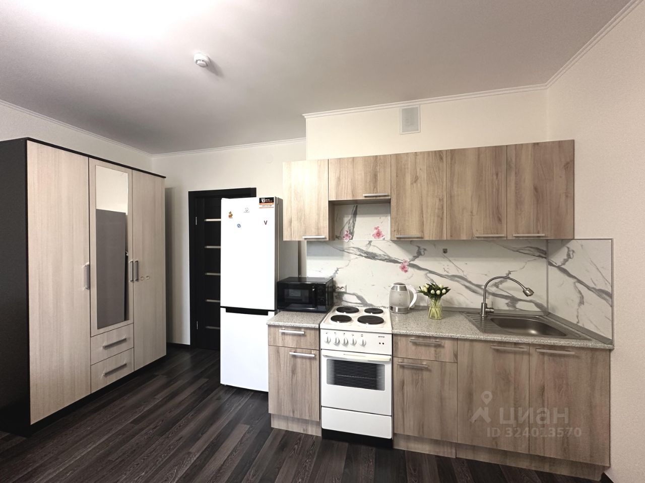 Аренда студии Мурино, проспект Ручьевский, 3к1