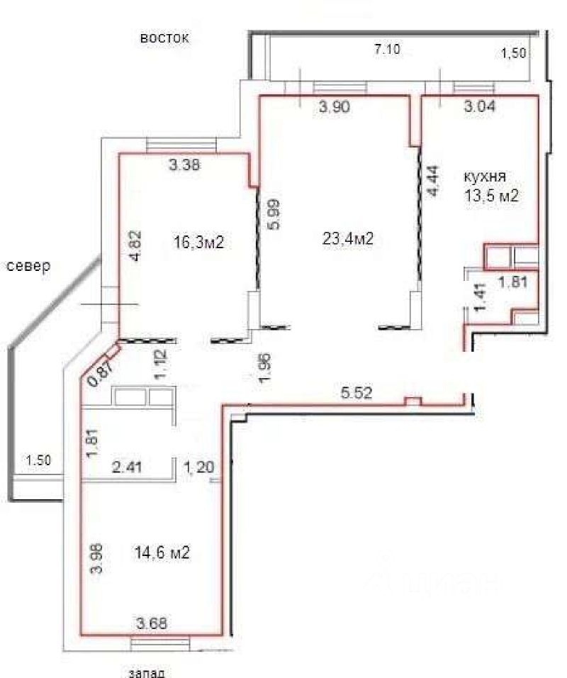 Продажа 3-комн квартиры на вторичном рынке Балаклавский проспект, 15